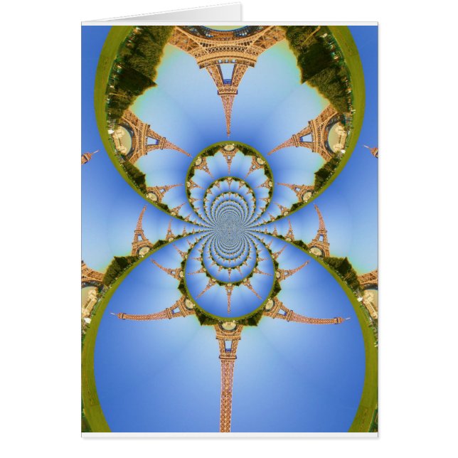 The Magic of Paris: Geometric Eiffel Tower Design (Front)