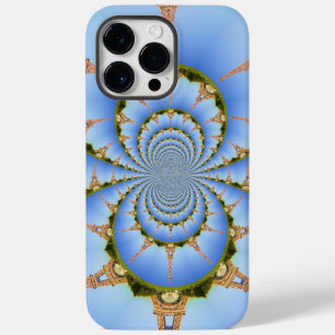 The Magic of Paris: Geometric Eiffel Tower Design Case-Mate iPhone 14 Pro Max Case