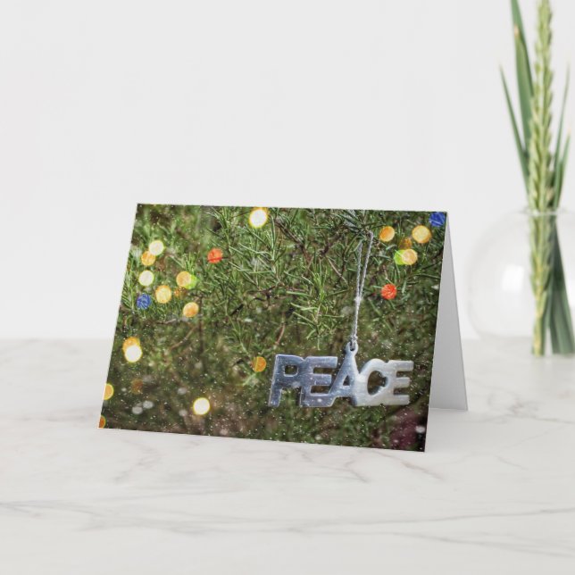 The Magic of Peace Christmas Card (Front)