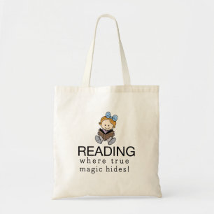 The magic of Reading -Book Lovers tote Bag
