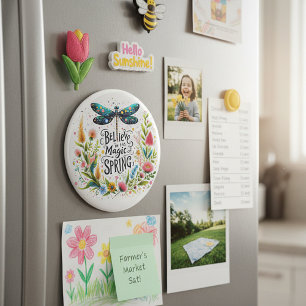 The Magic of Spring floral Magnet
