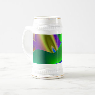 The Magic of Summer , Abstract 3D Art Beer Stein