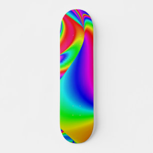 The Magic of Summer , Abstract 3D Art Skateboard