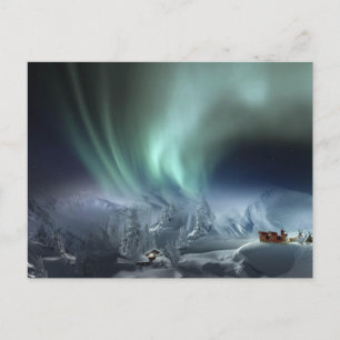 The Magic of the North Pole Holiday Postcard