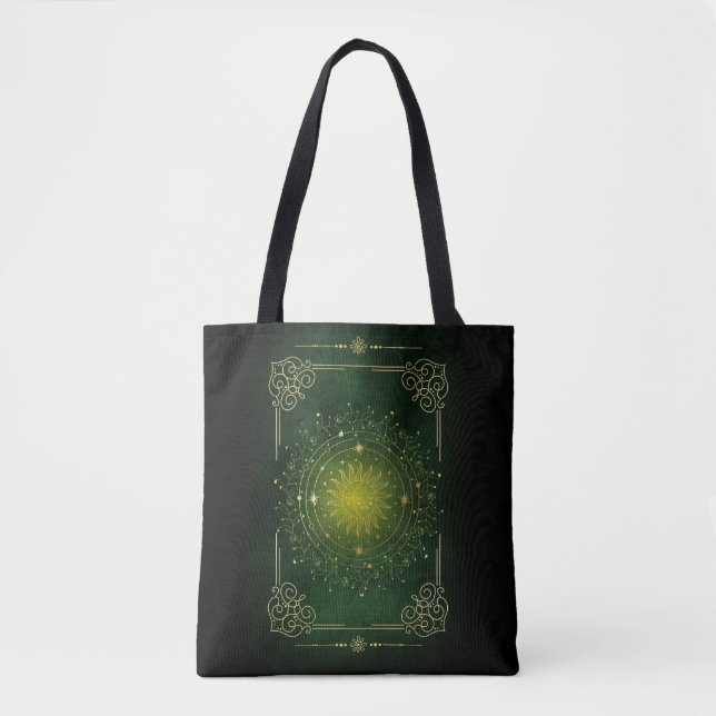 The Magic of the Sun and Moon Tote Bag (Front)