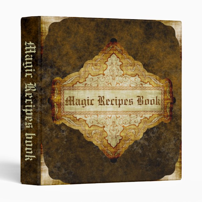 The Magic Recipes book Binder (Front/Spine)
