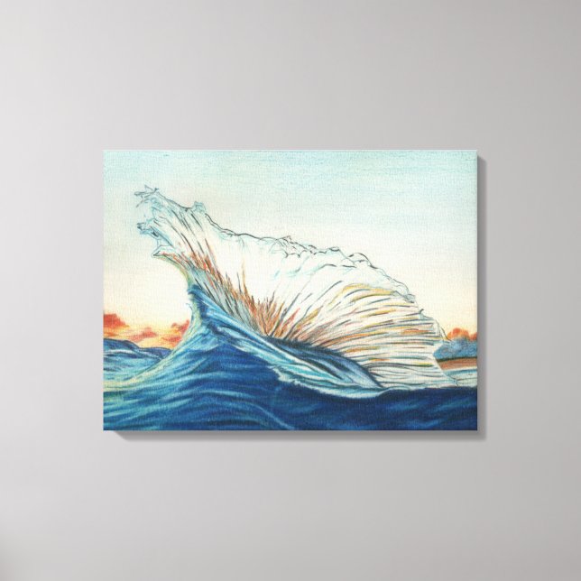 The magic wave canvas print (Front)