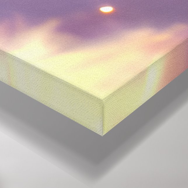 The Magical sky-touched baby boy Canvas Print (Corner(Bottom))