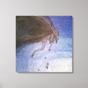 The Magicians Cape by John Bauer Canvas Print