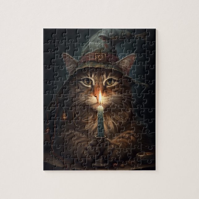 The Magick Cat Jigsaw Puzzle (Vertical)
