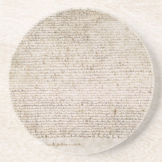 The Magna Carta of 1215 Charter of Liberties Coaster