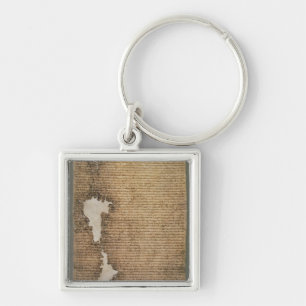 The Magna Carta of Liberties, Third Version Keychain