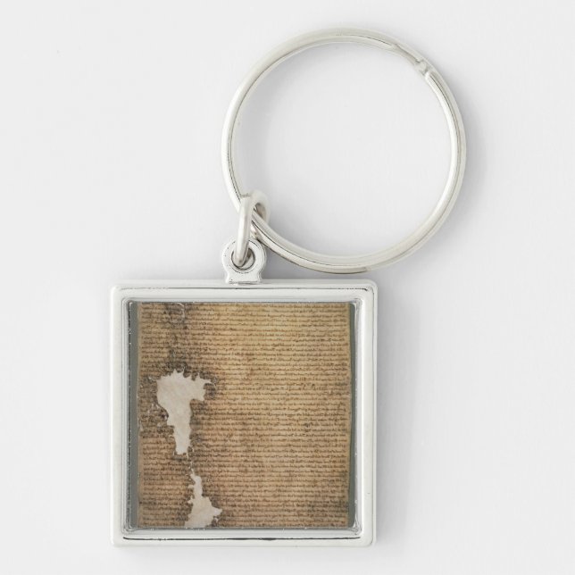 The Magna Carta of Liberties, Third Version Keychain (Front)