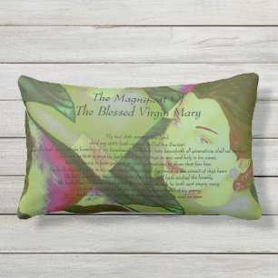 The Magnificat Of The Blessed Virgin Mary Lumbar Pillow