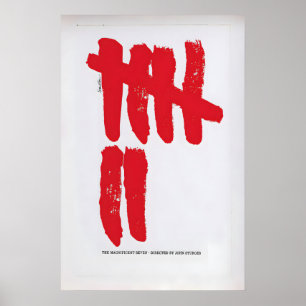 The Magnificent Seven  Vintage Movie Poster 1