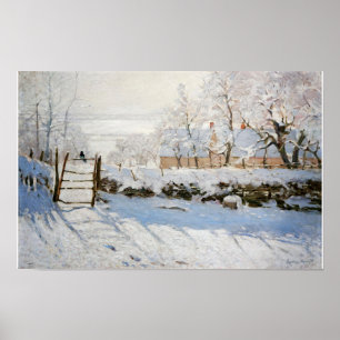 The Magpie (1868–1869)   Claude Monet Poster
