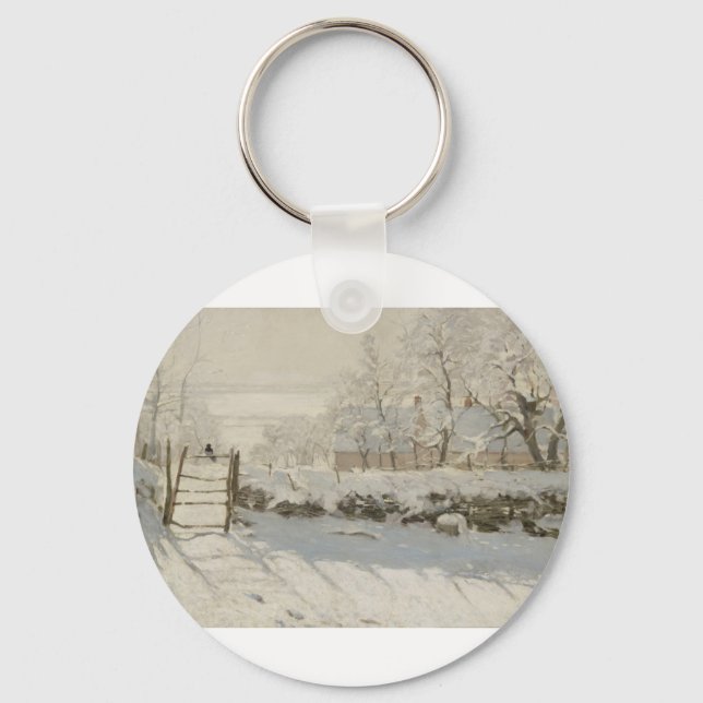 The Magpie (1869) Keychain (Front)