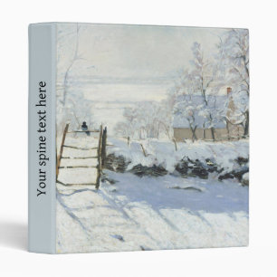 The Magpie by Claude Monet Binder