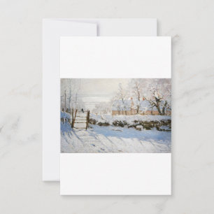 The Magpie by Claude Monet Thank You Card