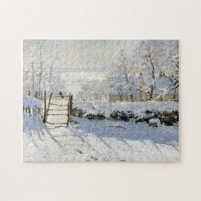The Magpie, Monet Jigsaw Puzzle (Horizontal)