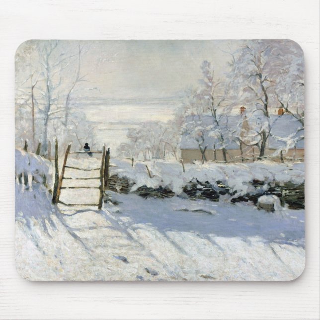The Magpie, Monet Mouse Pad (Front)