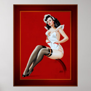 The Maid by Peter Driben Poster