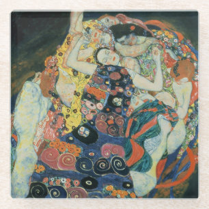 The Maiden, 1913 (oil on canvas) Glass Coaster