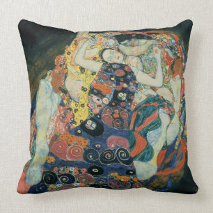 The Maiden, 1913 (oil on canvas) Throw Pillow