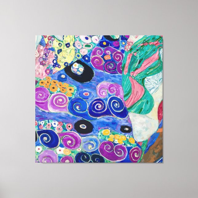 The Maiden by Gustav Klimt Canvas Print (Front)