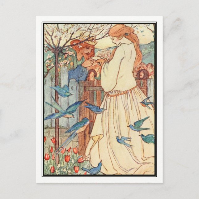The Maiden Song by Florence Harrison Postcard (Front)