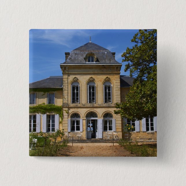 The main chateau building, renovated by 2 inch square button (Front)