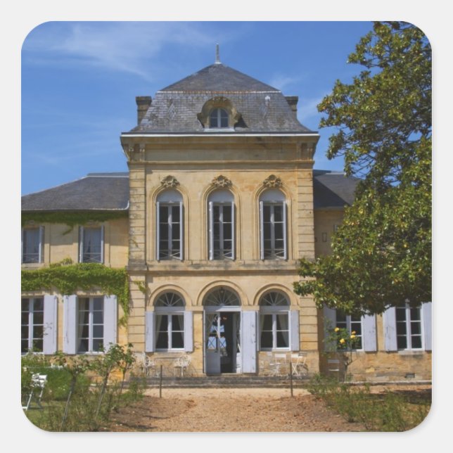 The main chateau building, renovated by square sticker (Front)