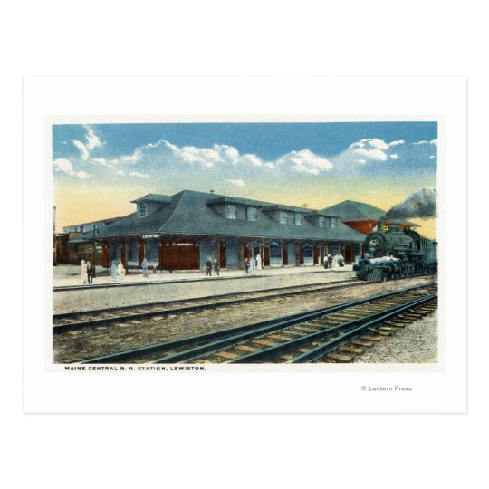 The Maine Central Railroad Station Postcard