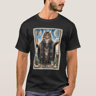 The Maine Coon Tarot Card Cat T-Shirt