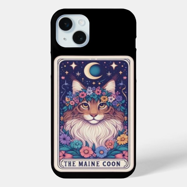 The Maine Coon Tarot Card Collection Case-Mate iPhone Case (Back)
