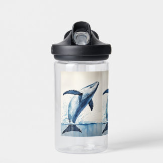 The Majestic Blue Whale Water Bottle