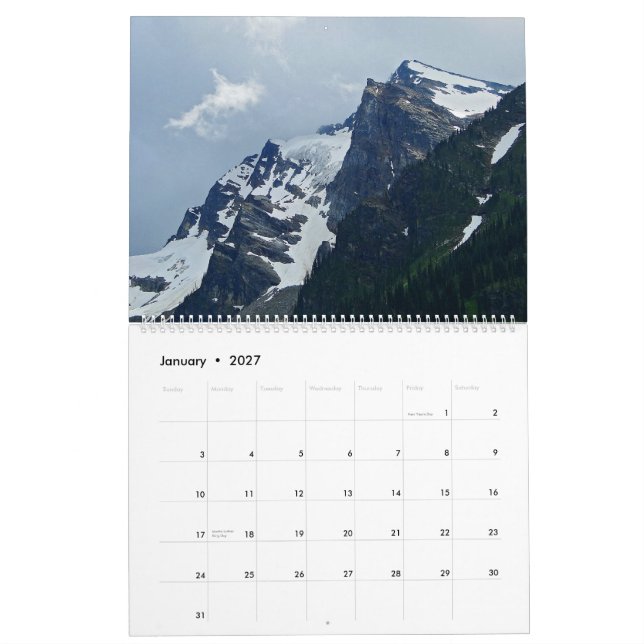 The Majestic Canadian Rockies Calendar (Jan 2027)