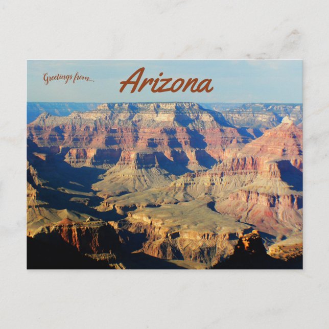The Majestic Grand Canyon Arizona Postcard (Front)