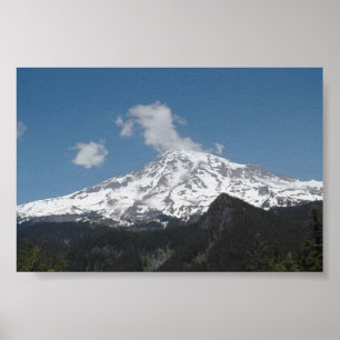 THE MAJESTIC MT. RAINIER POSTER