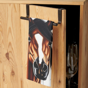 The Majestic Mustang - The Spirt Of Freedom Kitchen Towel