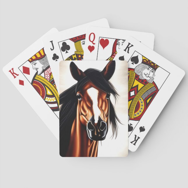 The Majestic Mustang - The Spirt Of Freedom Playing Cards (Back)