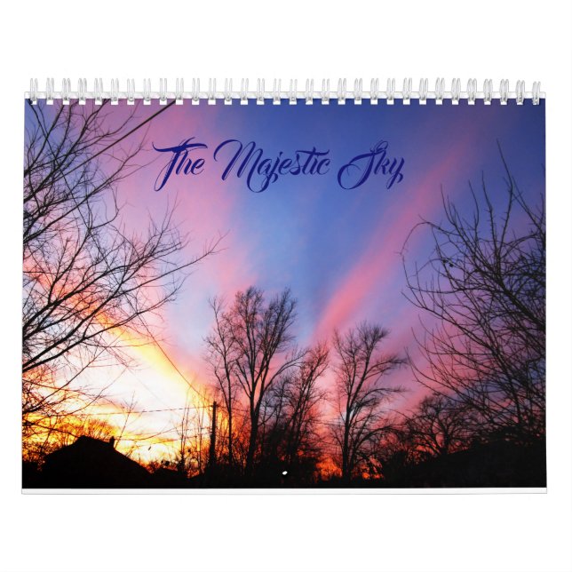 THE MAJESTIC SKY calendar (Cover)