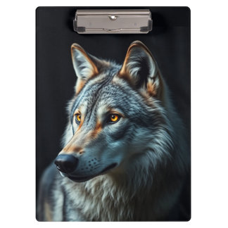 "The Majesty of the Wild: The Alpha in the Forest" Clipboard