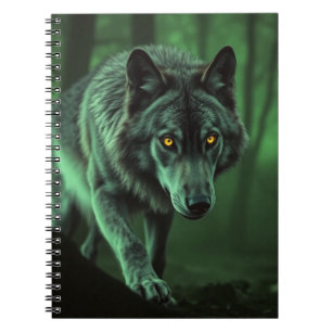 "The Majesty of the Wild: The Alpha in the Forest" Notebook