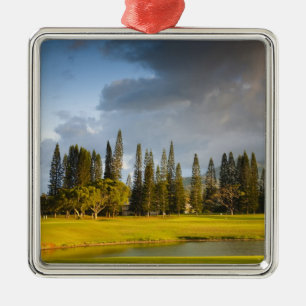 The Makai golf course in Princeville 2 Metal Ornament