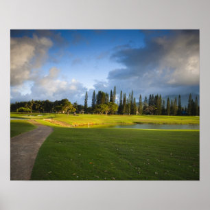 The Makai golf course in Princeville Poster