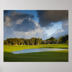 The Makai golf course in Princeville Poster
