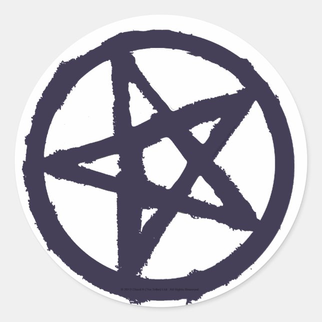 The Mall Rats Tribe Symbol Classic Round Sticker (Front)