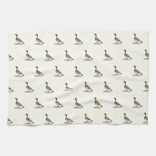 The Mallard or Wild Duck (Anas platyrhynchos) Kitchen Towel