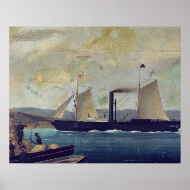 The 'Mallorcan', ship on which George Sand and Cho Poster (Front)